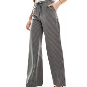 ASOS Gray Wide Leg Pants